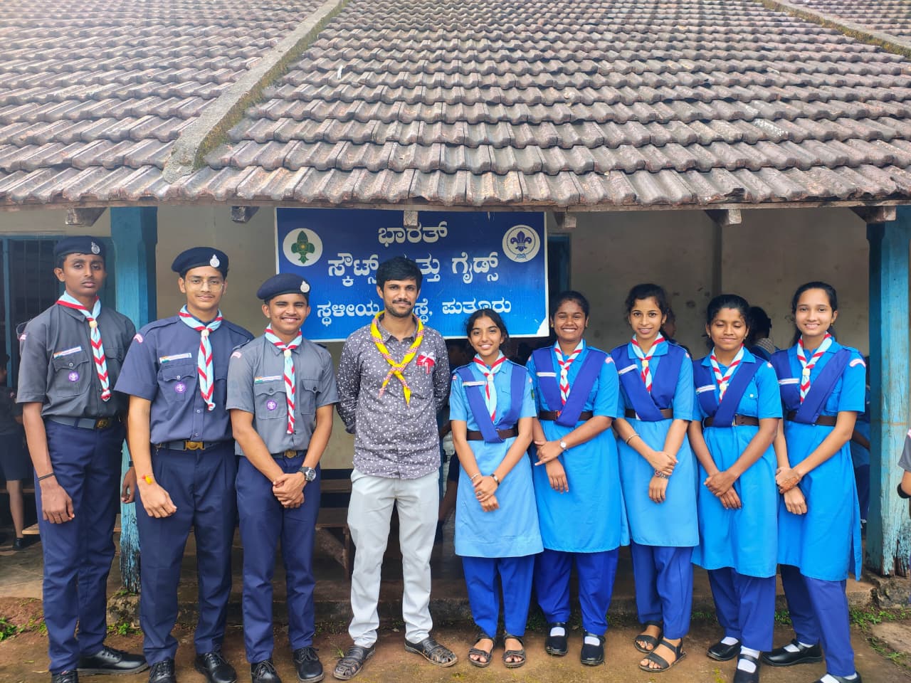 1st place in the Taluk Level Geetha Gaayana Competition