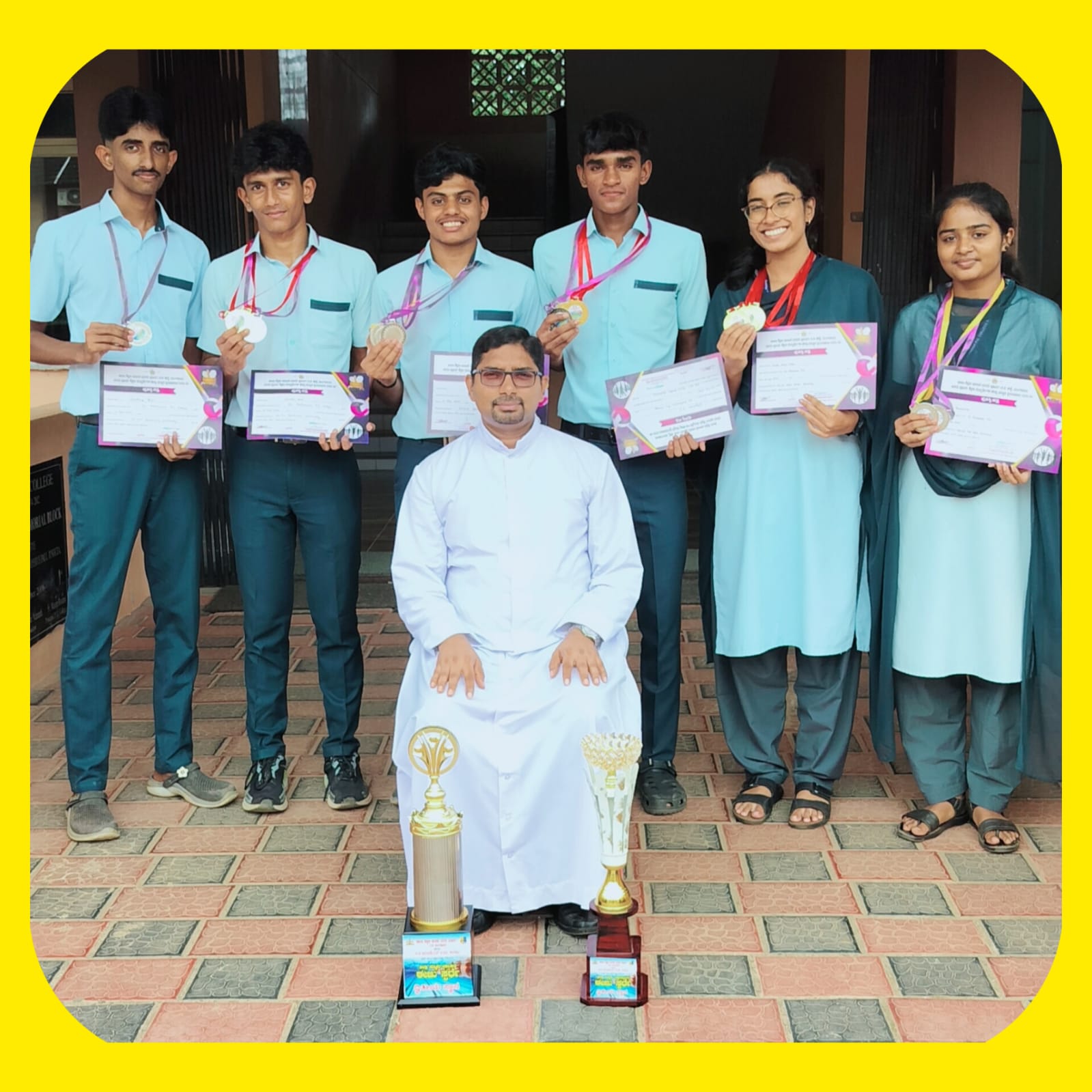 District Level Swimming Competition.