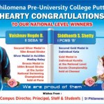 Hearty Congratulations to our National Level Winners