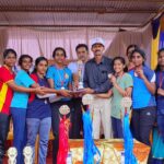 St Philomena P.U.College ,Puttur bags the Runners up Trophy in the Taluk Level Kabaddi Tournament.