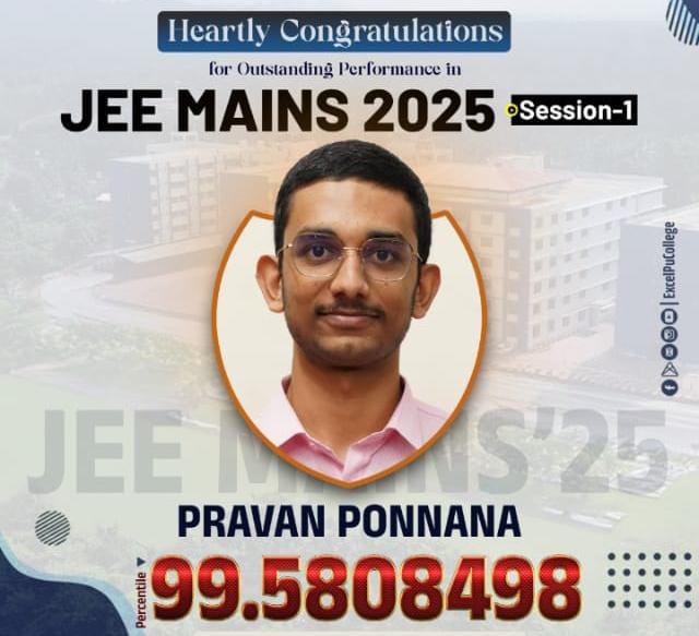 Our college Alumna Clears JEE