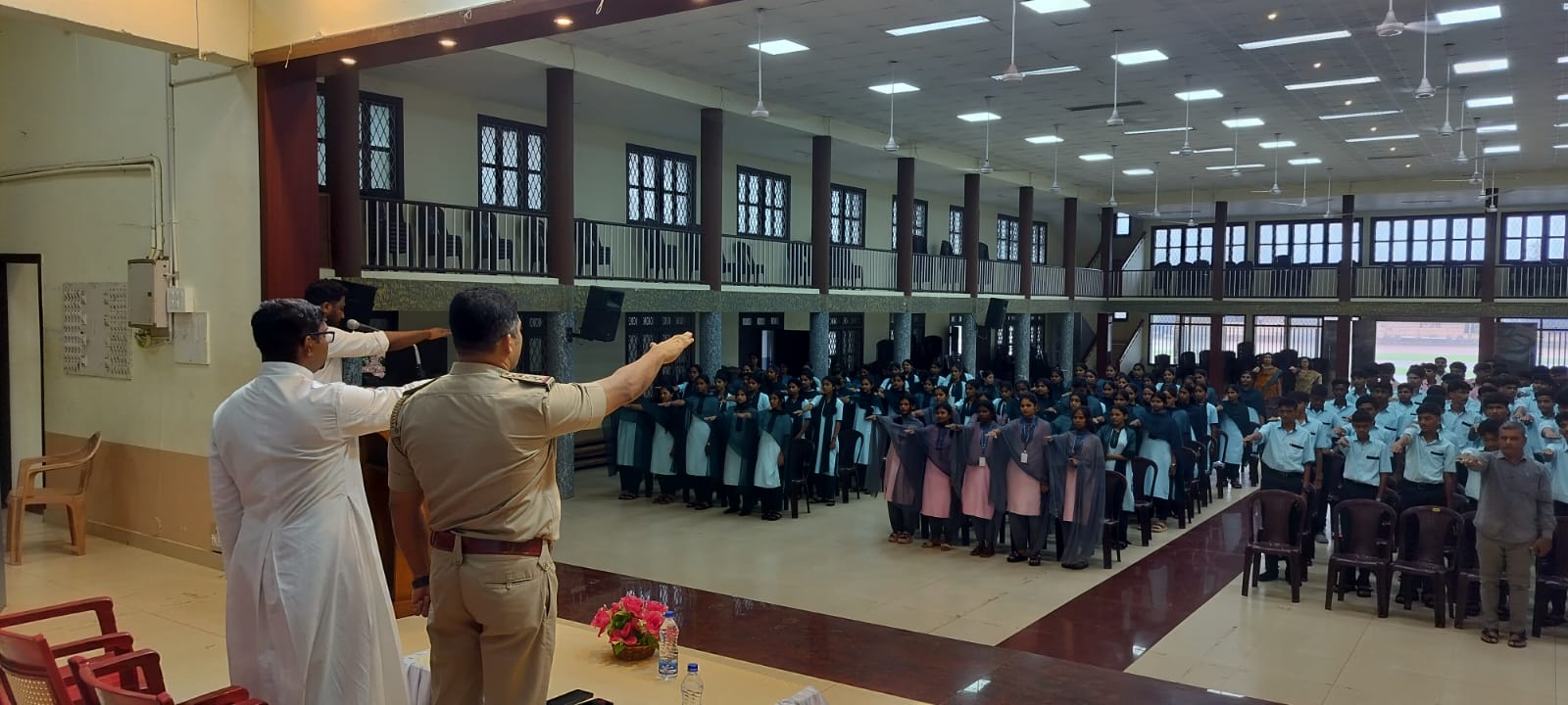 An Awareness Programme on Drug Abuse at St Philomena P.U. College, Puttur.