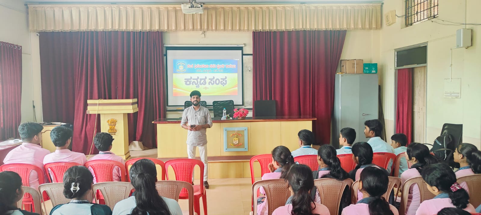 Workshop on Public Speaking, Poetry Writing, Story Writing, Anchoring (Event Hosting) and Press Reporting.