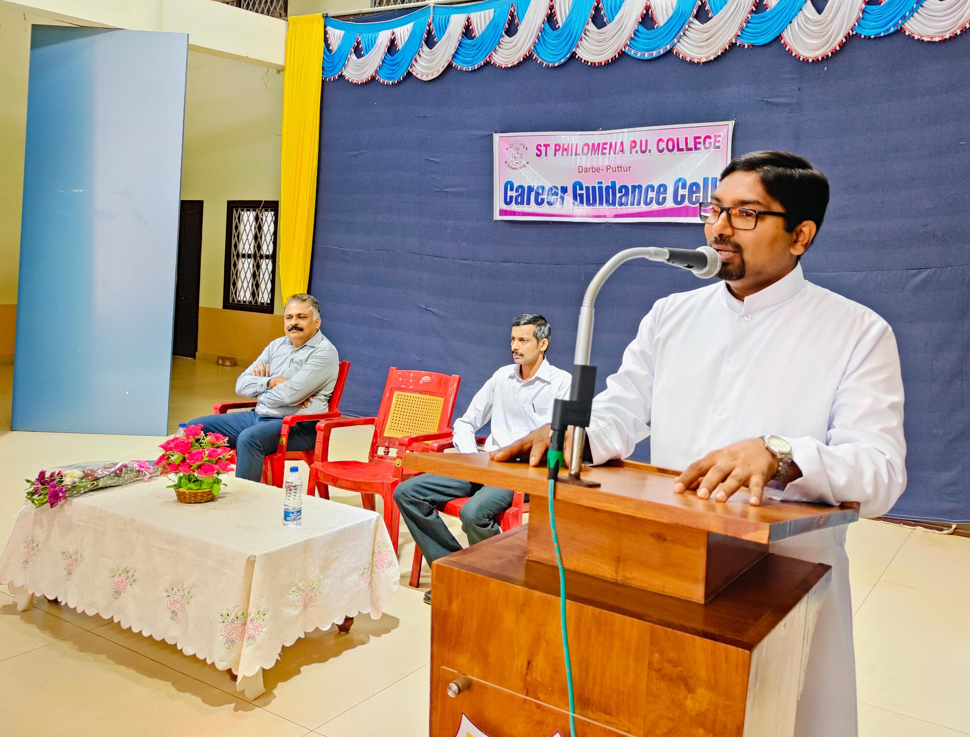 Career Guidance Programme at St Philomena P.U. College, Puttur.