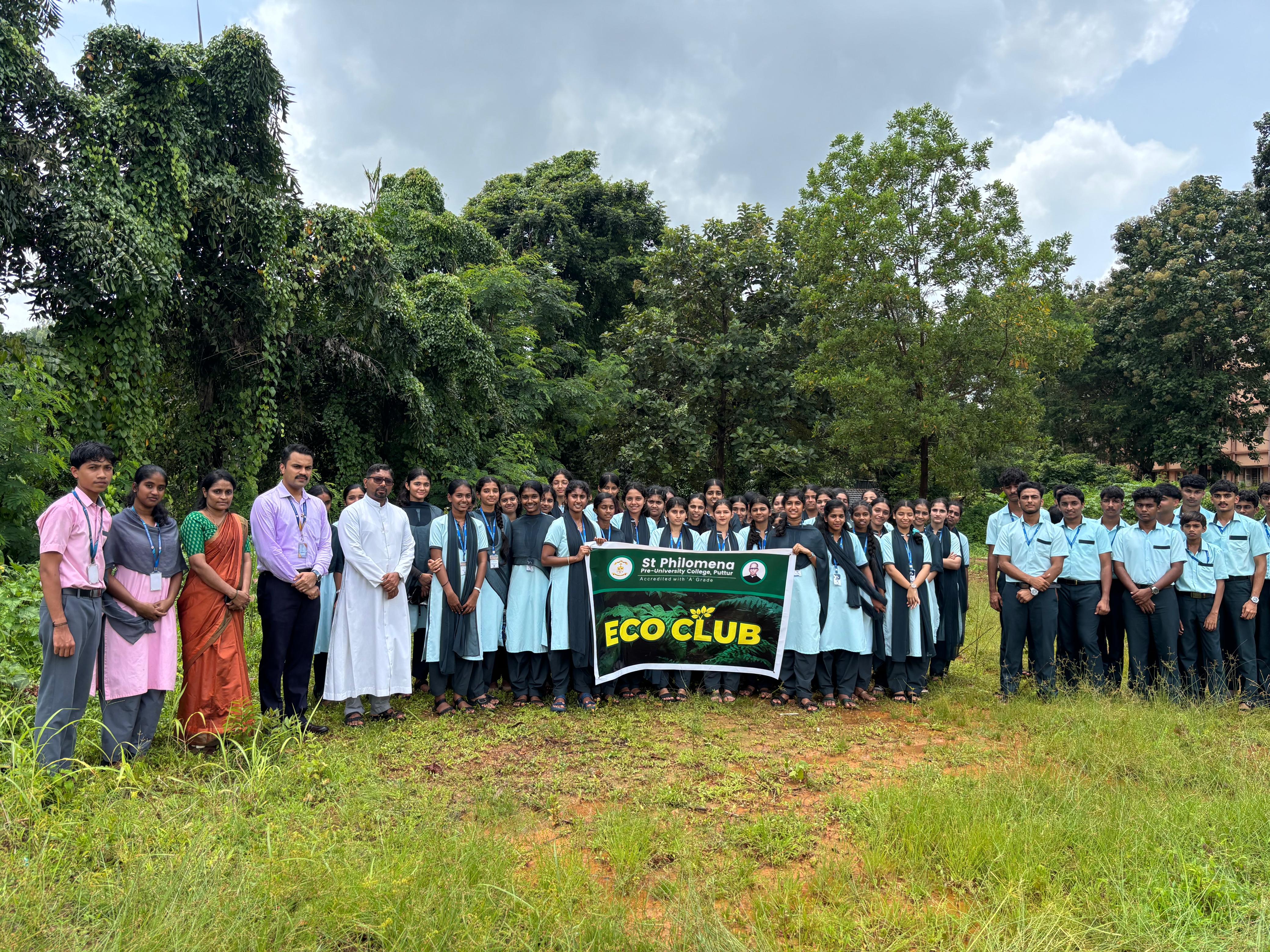 “Plant a Tree” – A step towards a greener tomorrow at St Philomena P.U. College, Puttur.